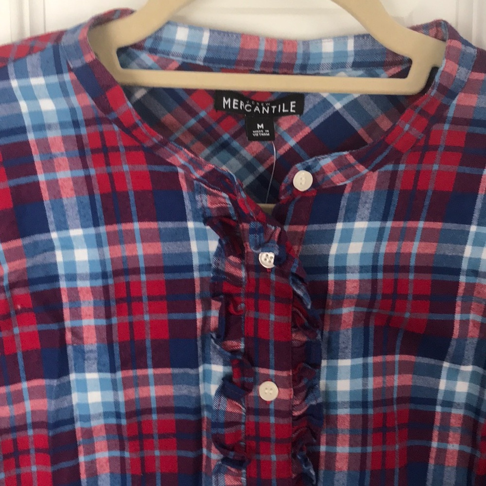 J Crew Mercantile Flannel Shirt